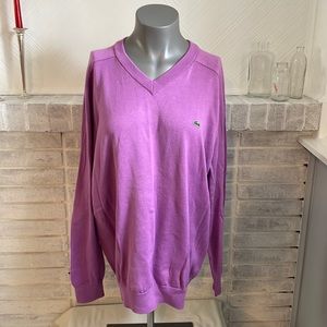 Lacoste Cotton V-Neck Sweater